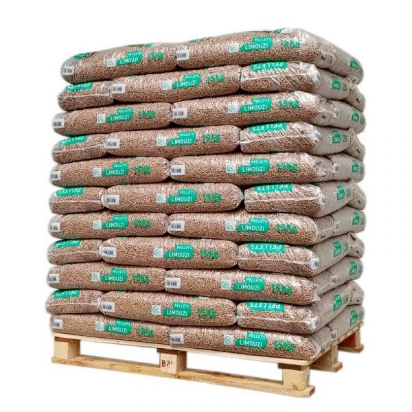Pellet Limousi – Paleta 66 pytlů po 15 kg