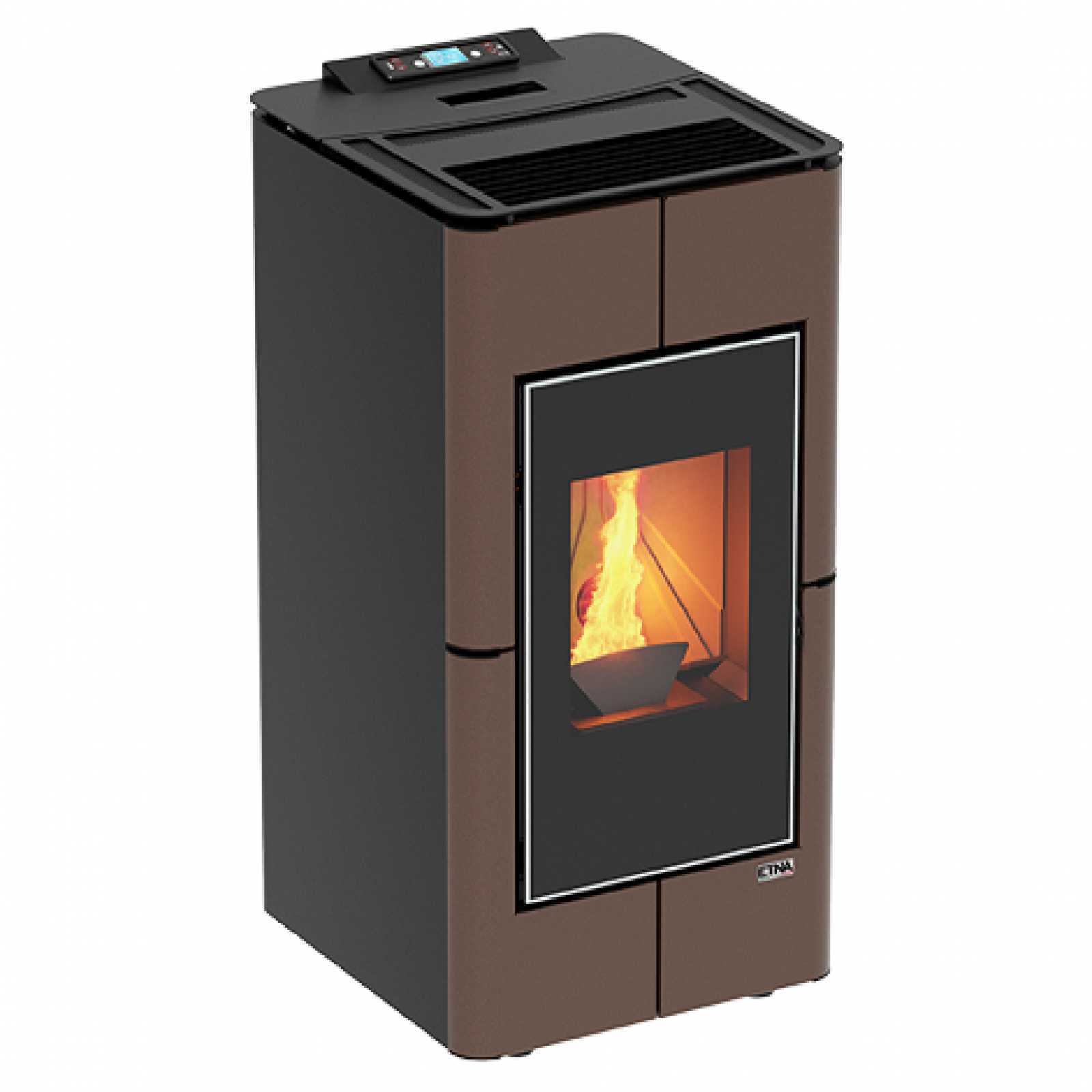 Utěsněná peletová kamna Tendenza 10kW s možností připojení potrubí