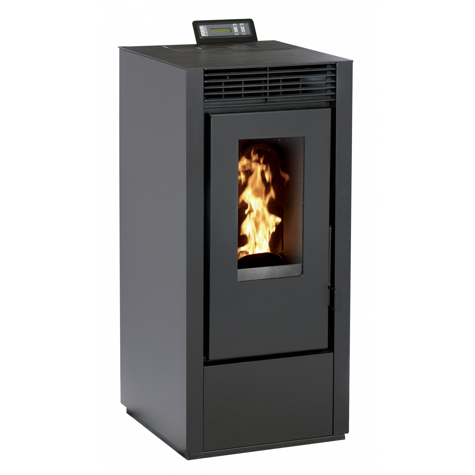 Peletová kamna Vittoria s uzavřeným motorem o výkonu 11 kW