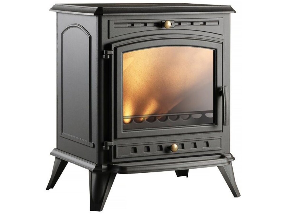 Dřevěná kamna "Altea" - 74,4 x 64,4 x 54,7 cm - 5 až 12 kW - Antracit